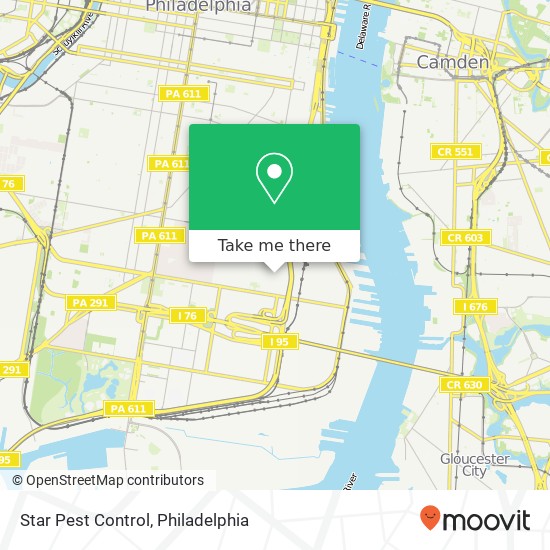 Star Pest Control map