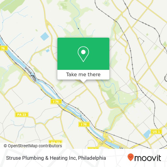 Struse Plumbing & Heating Inc map