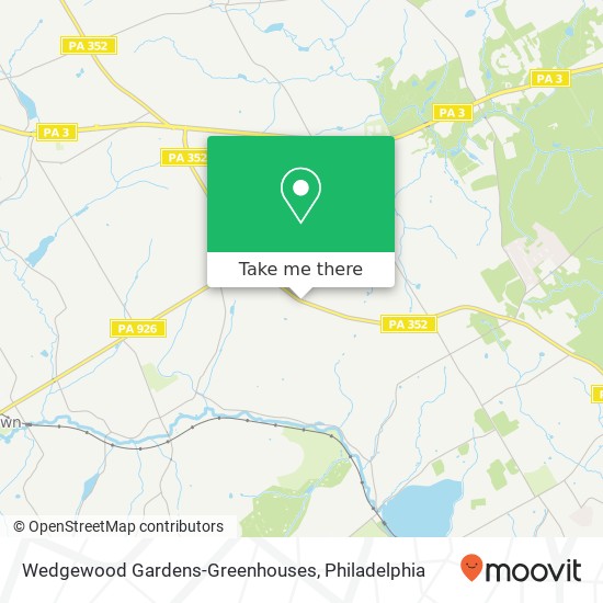 Wedgewood Gardens-Greenhouses map
