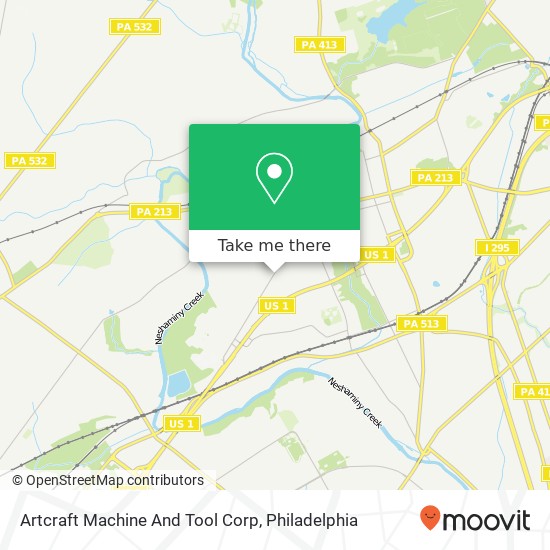 Artcraft Machine And Tool Corp map