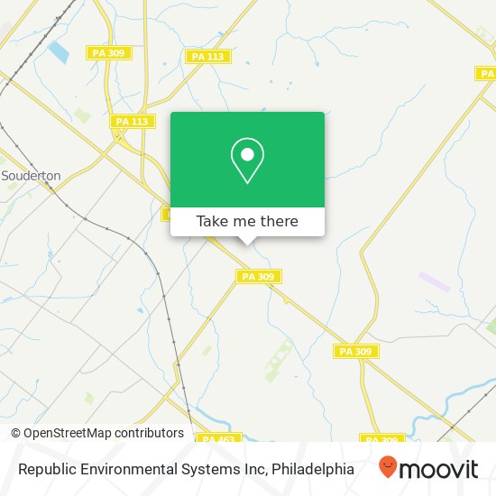 Republic Environmental Systems Inc map