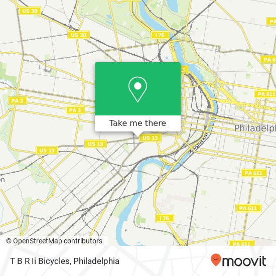 Mapa de T B R Ii Bicycles
