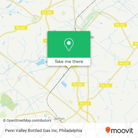 Penn Valley Bottled Gas Inc map