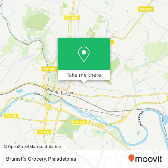 Brunish's Grocery map