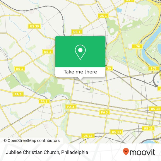 Jubilee Christian Church map