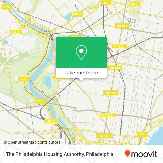 Mapa de The Philadelphia Housing Authority