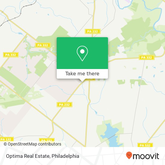 Optima Real Estate map