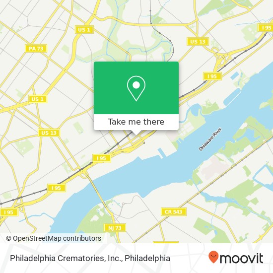 Philadelphia Crematories, Inc. map