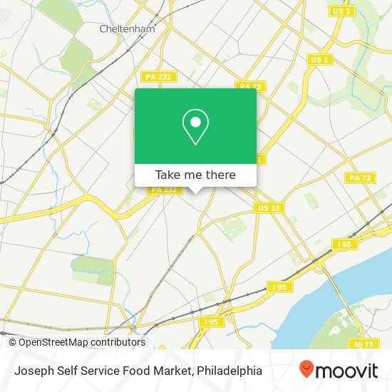 Mapa de Joseph Self Service Food Market