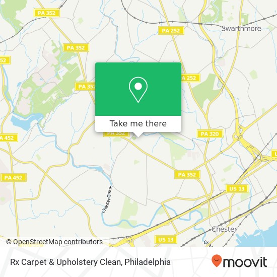 Rx Carpet & Upholstery Clean map