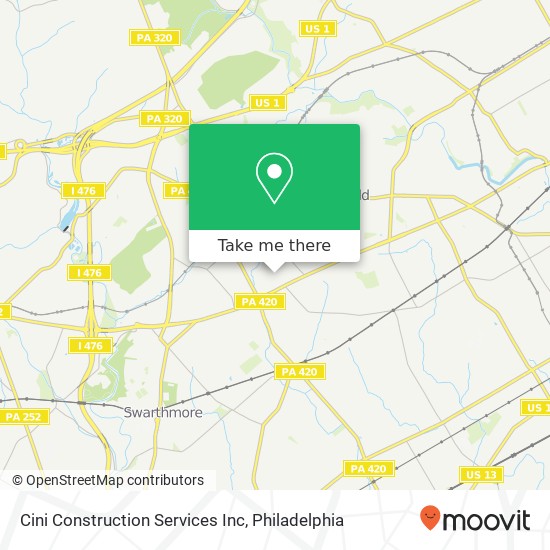 Cini Construction Services Inc map