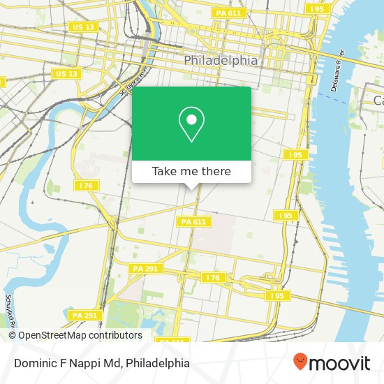 Dominic F Nappi Md map