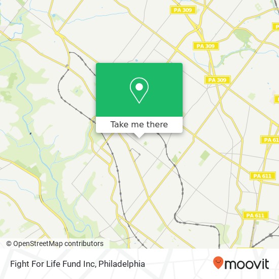 Fight For Life Fund Inc map