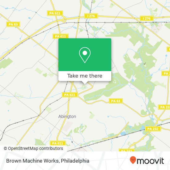 Mapa de Brown Machine Works