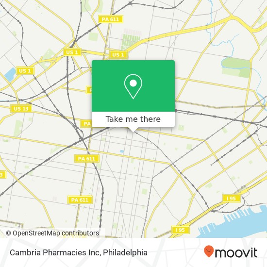 Cambria Pharmacies Inc map