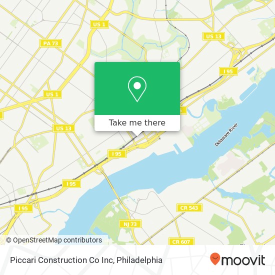 Piccari Construction Co Inc map