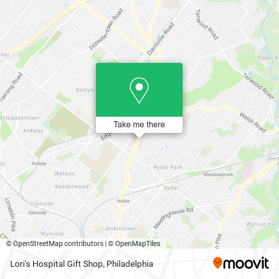 Lori's Hospital Gift Shop map