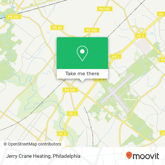 Mapa de Jerry Crane Heating