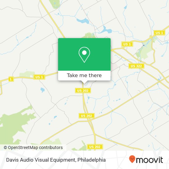 Davis Audio Visual Equipment map