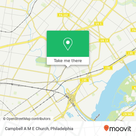 Mapa de Campbell A M E Church