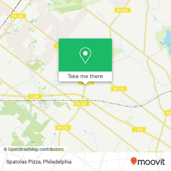 Spatolas Pizza map