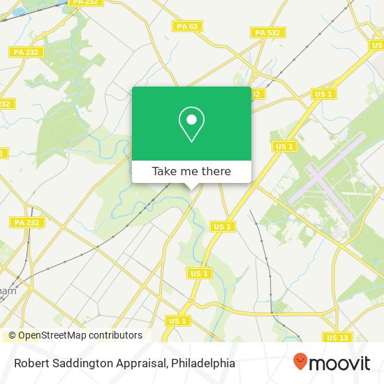 Mapa de Robert Saddington Appraisal