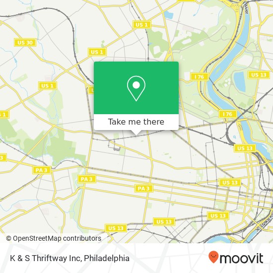 K & S Thriftway Inc map