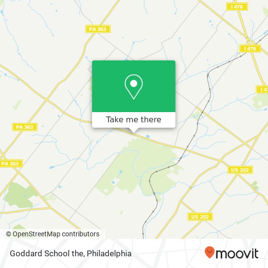 Mapa de Goddard School the