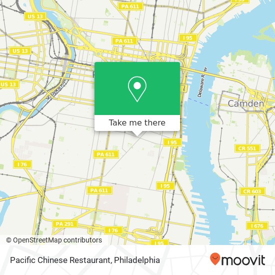 Pacific Chinese Restaurant map
