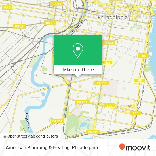 Mapa de American Plumbing & Heating