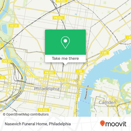 Nasevich Funeral Home map
