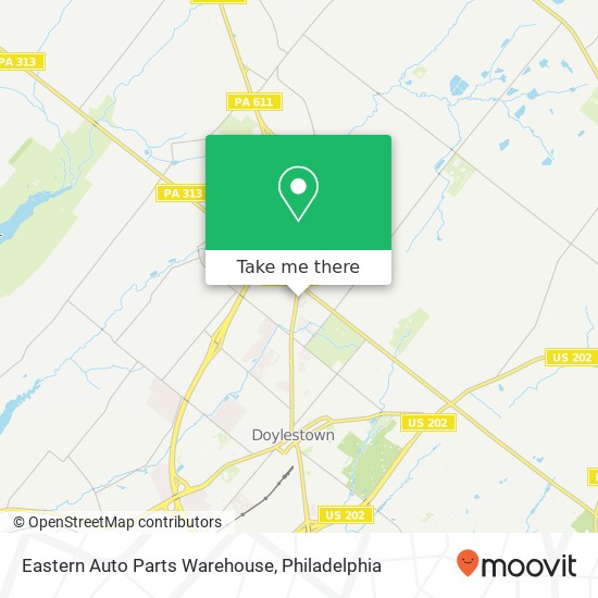 Eastern Auto Parts Warehouse map