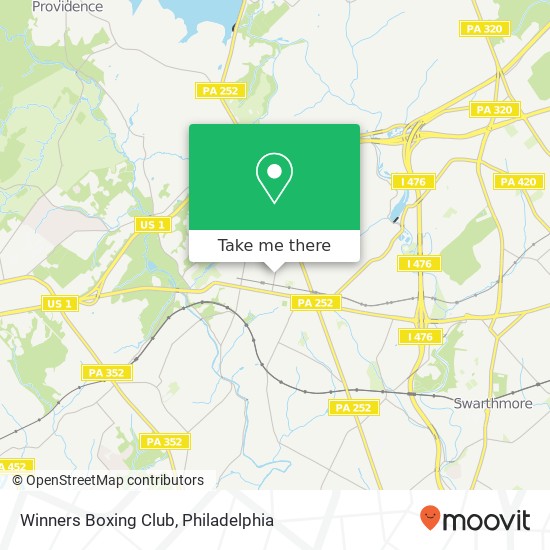 Winners Boxing Club map