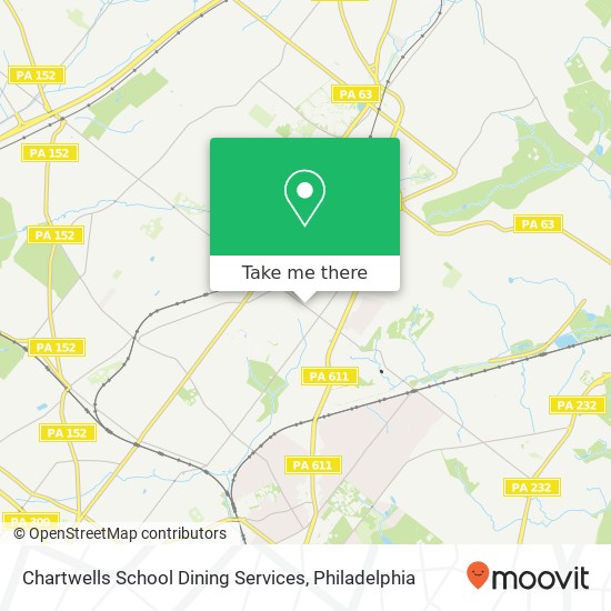 Mapa de Chartwells School Dining Services