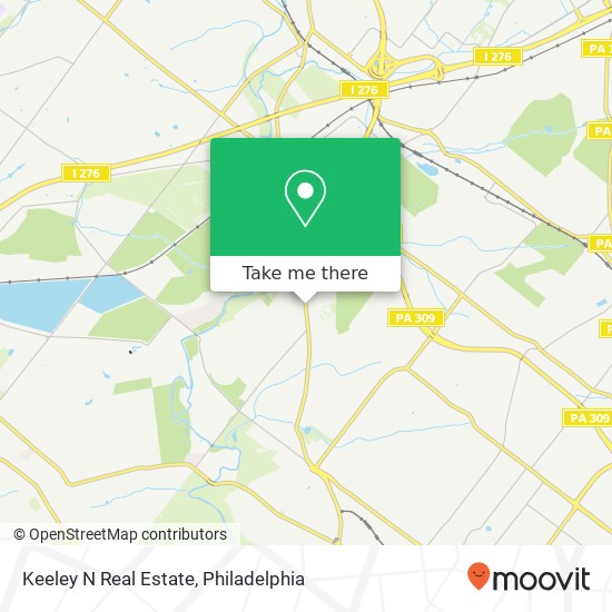 Keeley N Real Estate map