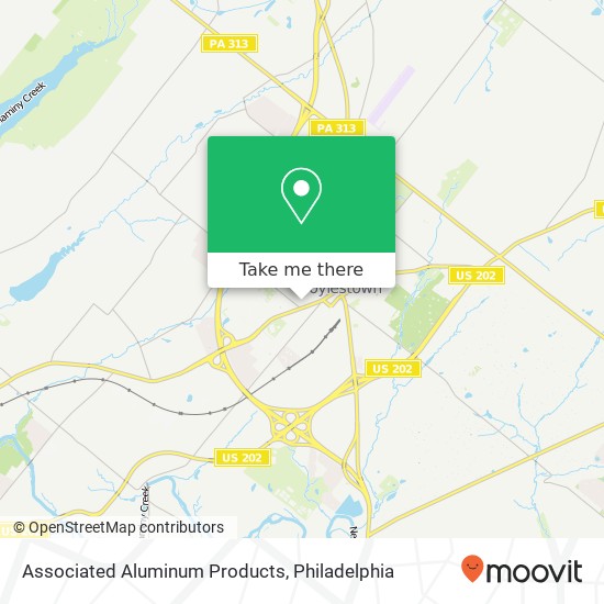 Associated Aluminum Products map