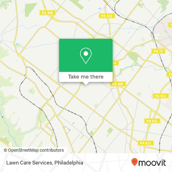 Lawn Care Services map