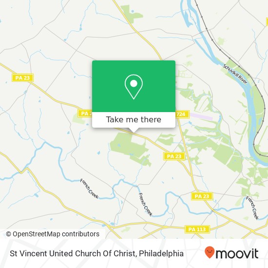 St Vincent United Church Of Christ map