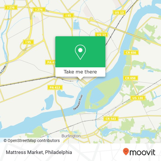 Mapa de Mattress Market