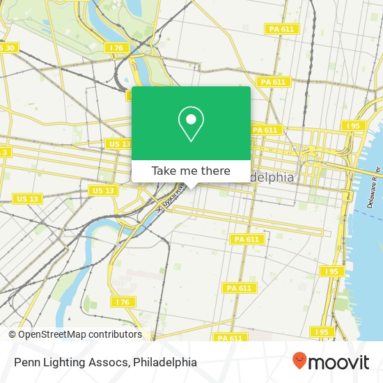 Penn Lighting Assocs map