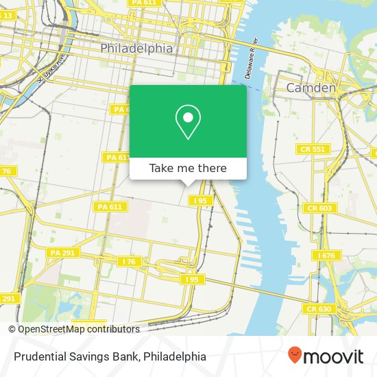 Prudential Savings Bank map