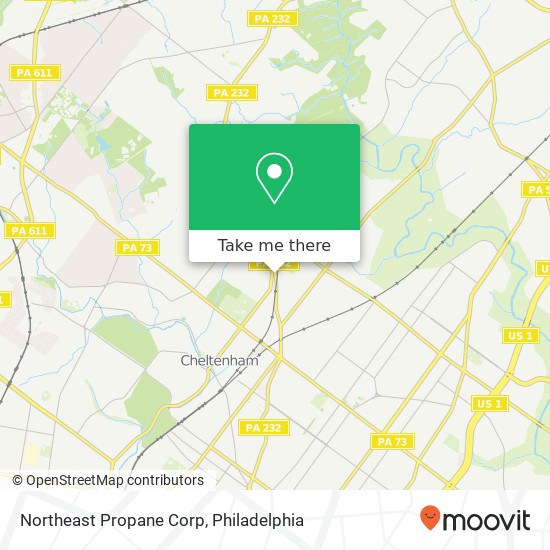 Mapa de Northeast Propane Corp