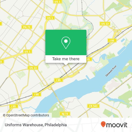 Uniforms Warehouse map