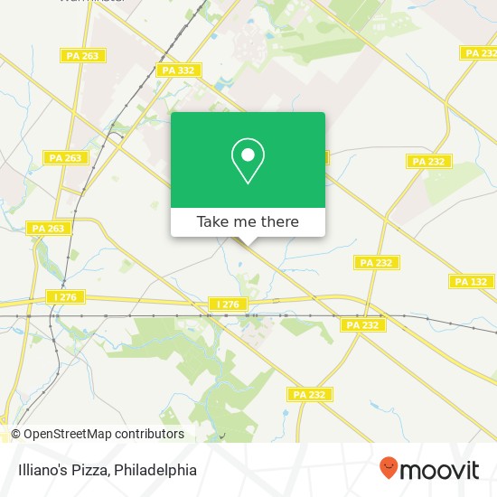 Mapa de Illiano's Pizza