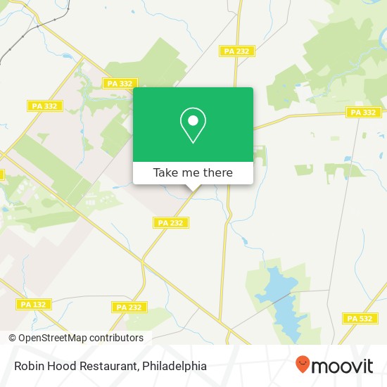 Mapa de Robin Hood Restaurant