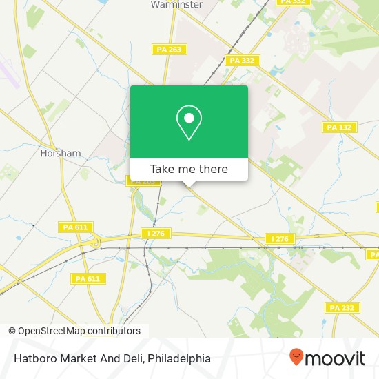 Mapa de Hatboro Market And Deli