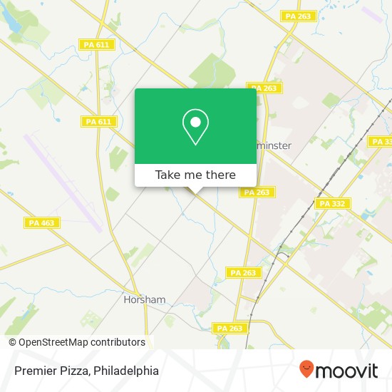 Premier Pizza map