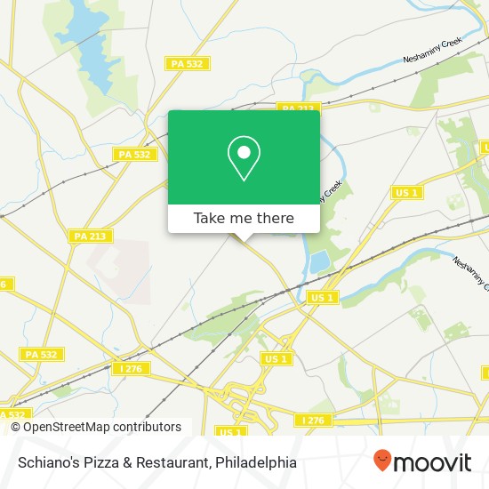 Schiano's Pizza & Restaurant map