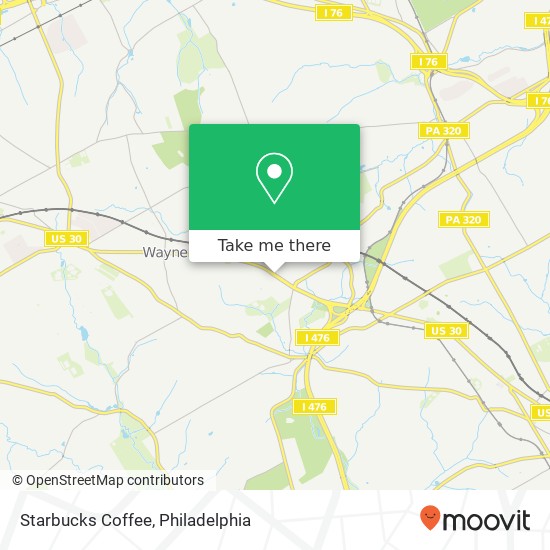 Mapa de Starbucks Coffee