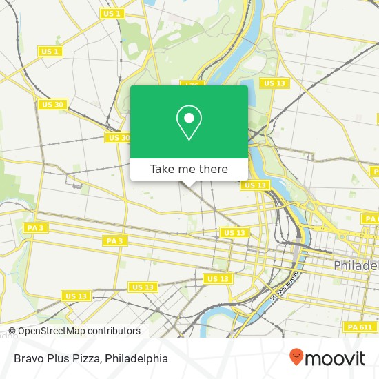 Mapa de Bravo Plus Pizza